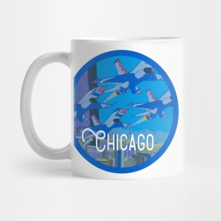 Chicago Vintage Decal Mug